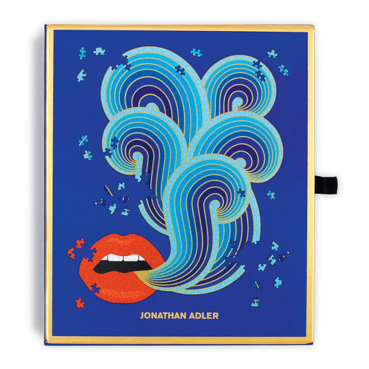 Lips 750 Piece Shaped Jigsaw Puzzle by Galison - 2