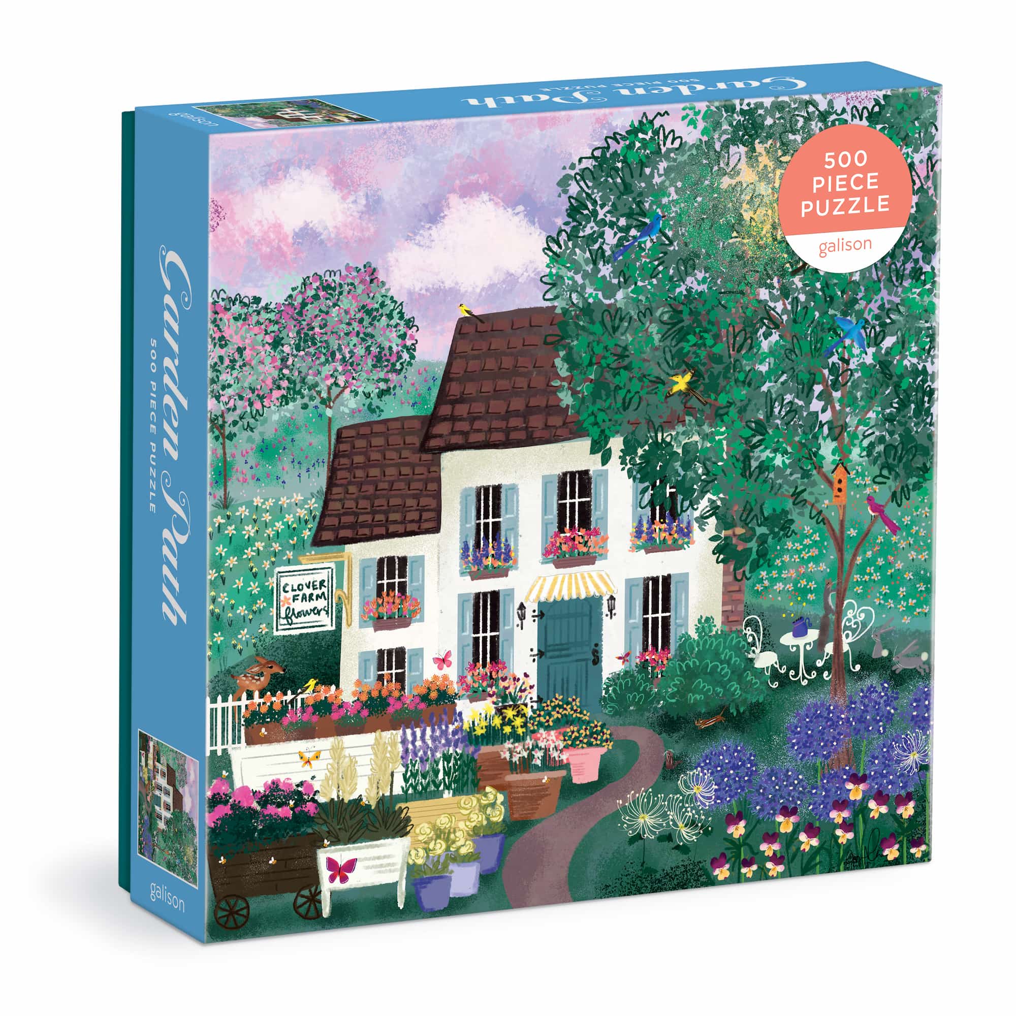 Garden Path 500 Piece Jigsaw Puzzle by Galison