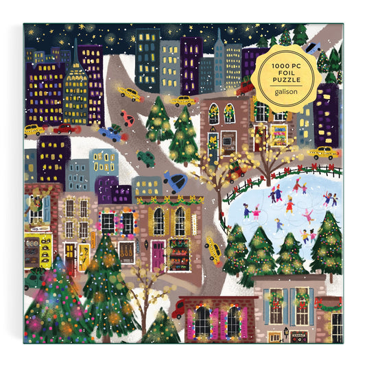 Sparkling City 1000 Piece Jigsaw Puzzle by Galison - 2