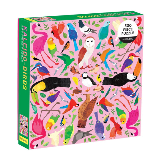 Kaleido-Birds 500 Piece Family Puzzle by Galison - 1