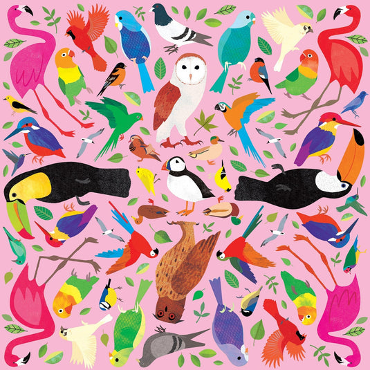 Kaleido-Birds 500 Piece Family Puzzle by Galison - 2