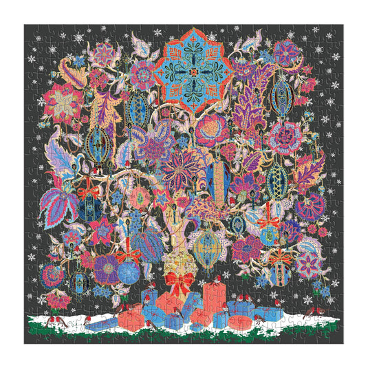 Christmas Tree of Life 500 Piece Jigsaw Puzzle by Galison - 3