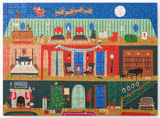 Holiday Puzzle 500 Piece Jigsaw Puzzle by Rifle Paper Co