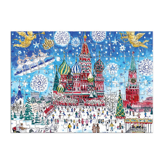 Michael Storrings 80 Piece 12 Days of Christmas Advent Jigsaw Puzzle Calendar by Galison