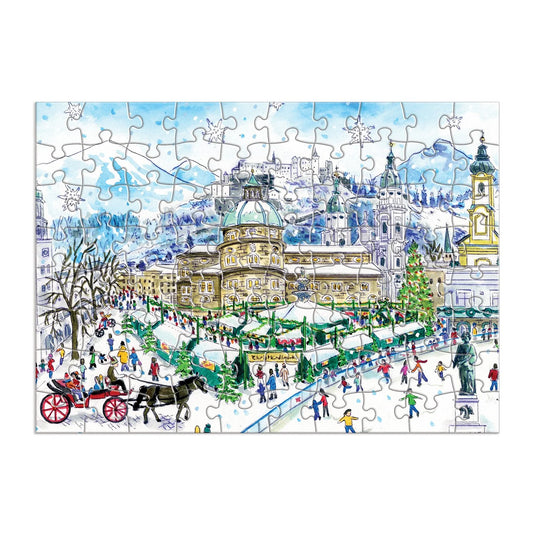 Michael Storrings 80 Piece 12 Days of Christmas Advent Jigsaw Puzzle Calendar by Galison