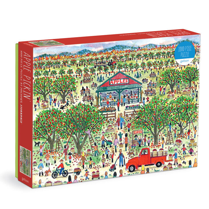 Apple Pickin' 1000 Piece Jigsaw Puzzle by Galison