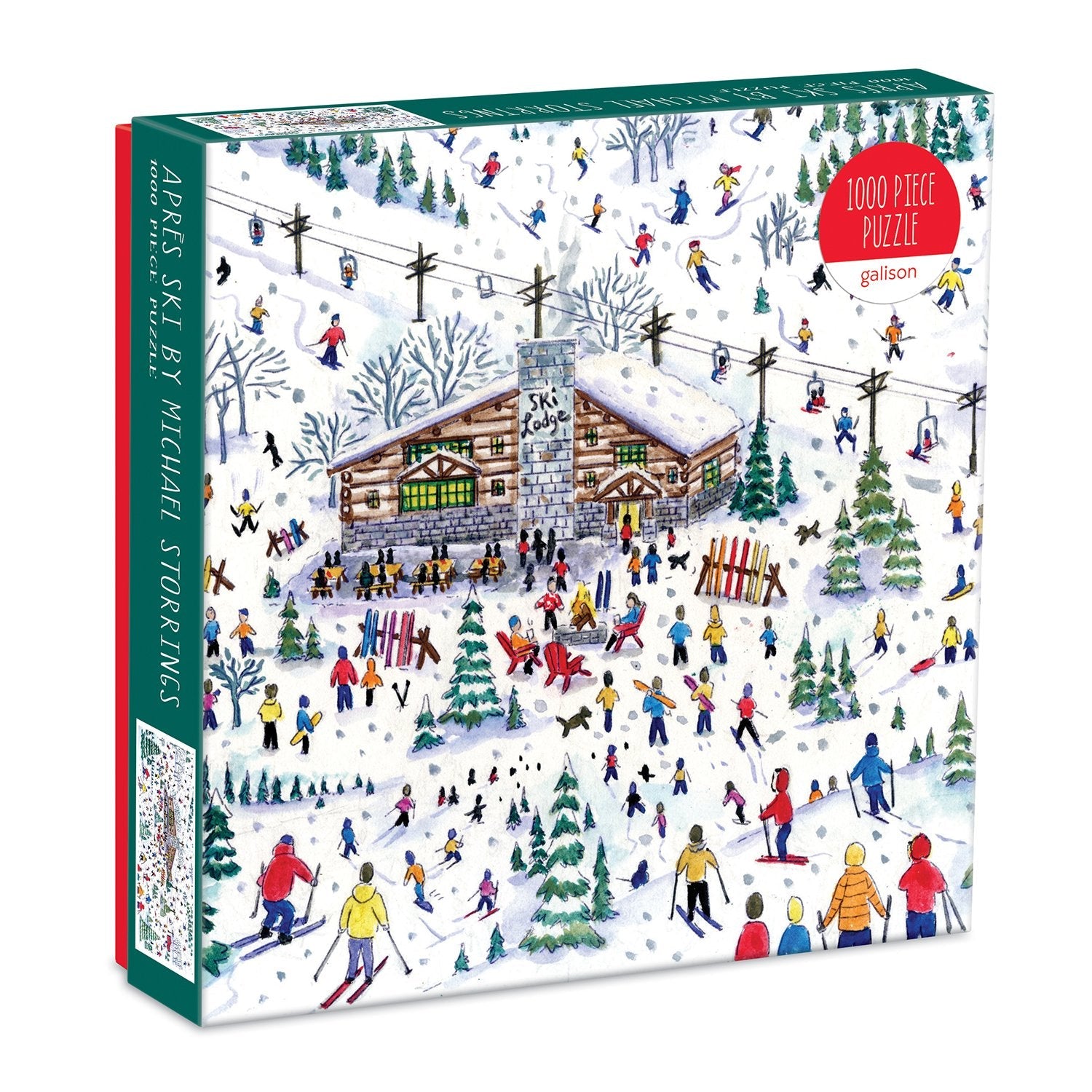 Apres Ski 1000 Piece Jigsaw Puzzle by Galison