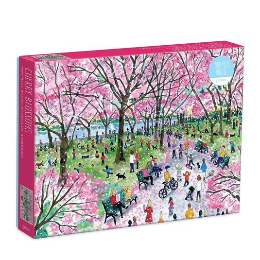 Cherry Blossoms 1000 Piece Jigsaw Puzzle by Galison - 1