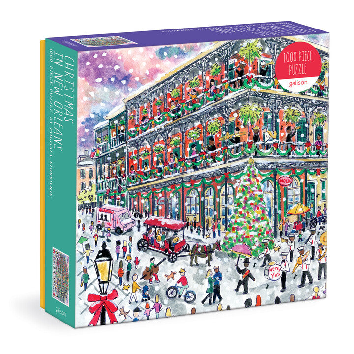 Christmas in New Orleans 1000 Piece Jigsaw Puzzle by Galison