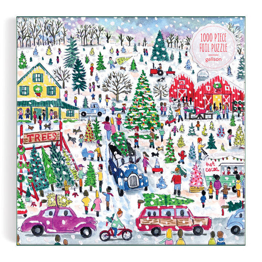 Christmas Tree Farm 1000 Piece Jigsaw Puzzle by Galison - 2