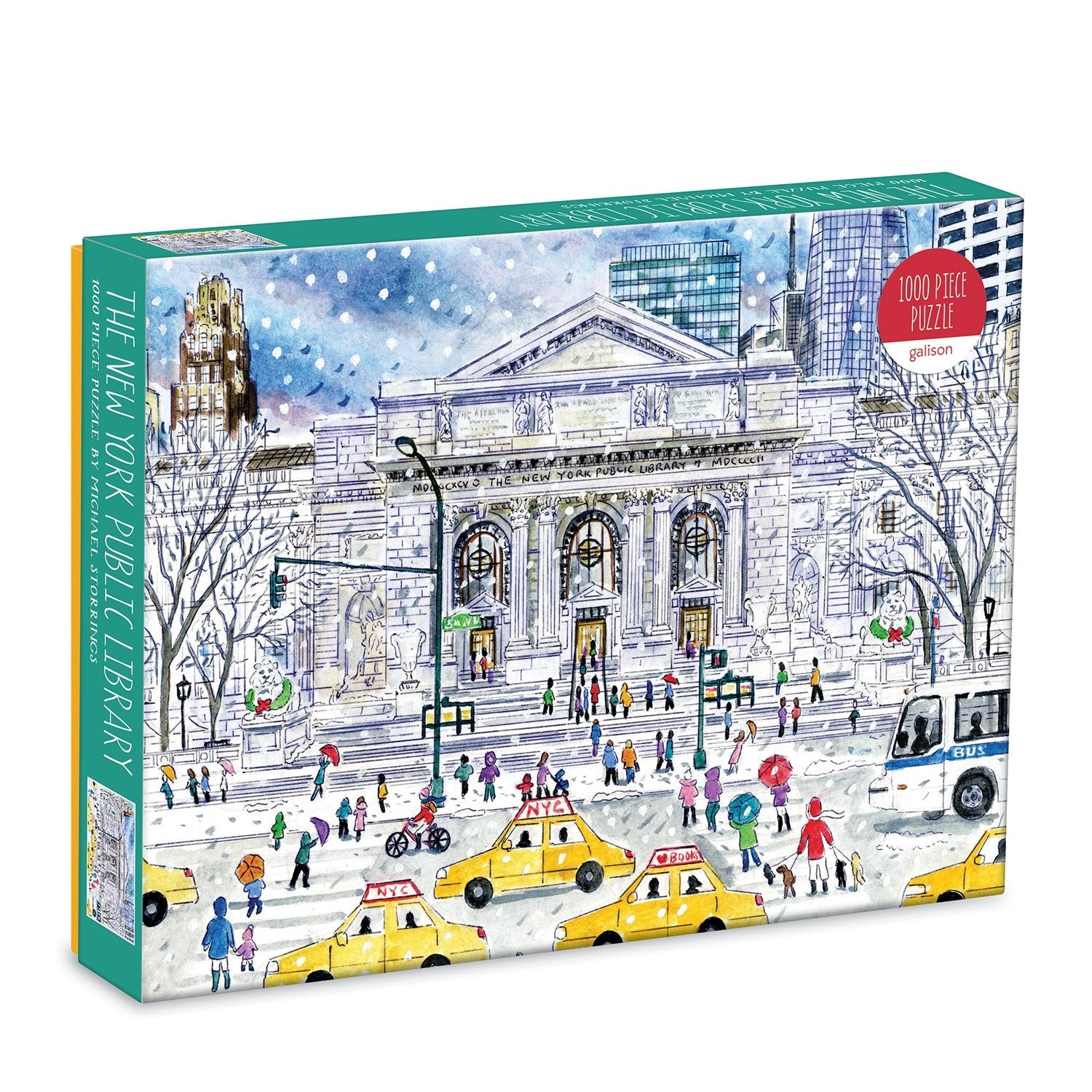 New York Public Library 1000 Piece Jigsaw Puzzle by Galison
