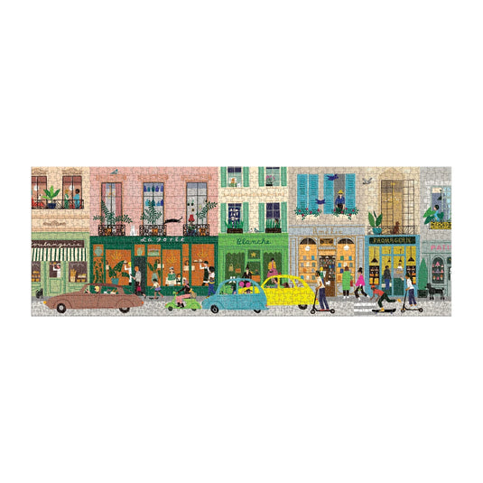 Parisian Life 1000 Piece Panoramic Jigsaw Puzzle by Galison