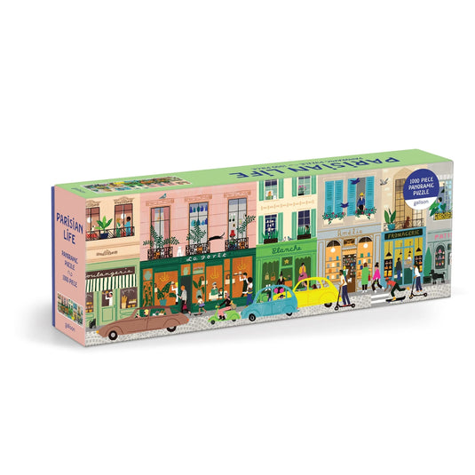 Parisian Life 1000 Piece Panoramic Jigsaw Puzzle by Galison