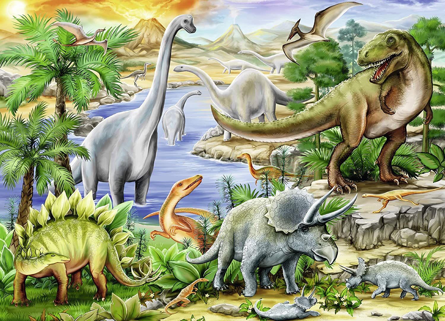Prehistoric Life 60 Piece Jigsaw Puzzle by Ravensburger