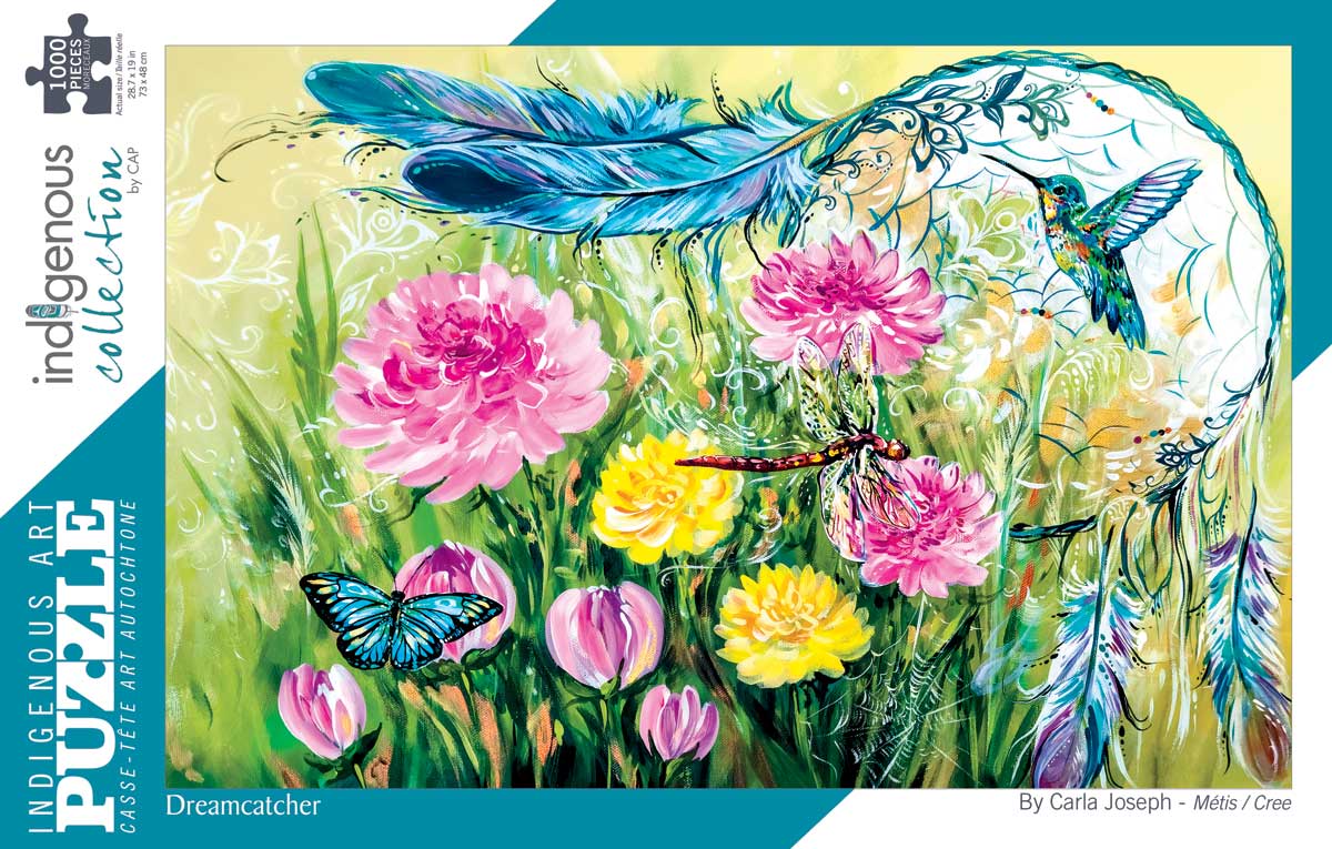 Dreamcatcher (Metis/Cree Tribe) 1000 Piece Jigsaw Puzzle By the Indigenous Collection