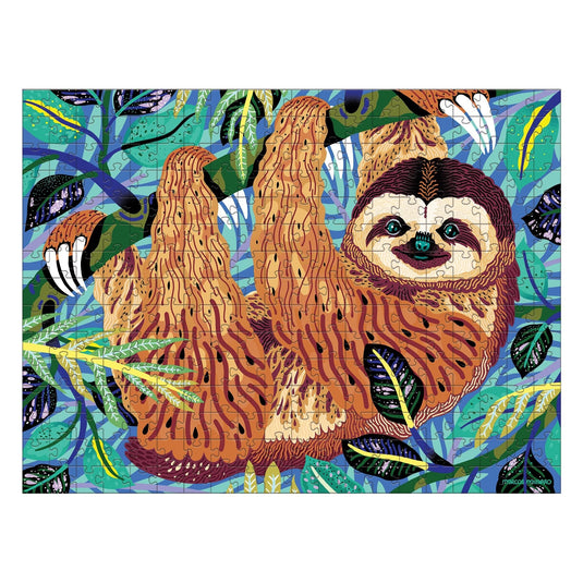 Pygmy Sloth Endangered Species 300 Piece Puzzle by Galison - 3