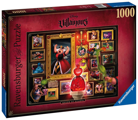 Disney Villainous: Queen Of Hearts 1000 Piece Jigsaw Puzzle by Ravensburger - 2