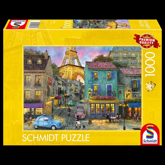 Streets Of Paris 1000 Piece Jigsaw Puzzle by Schmidt Puzzle - 2