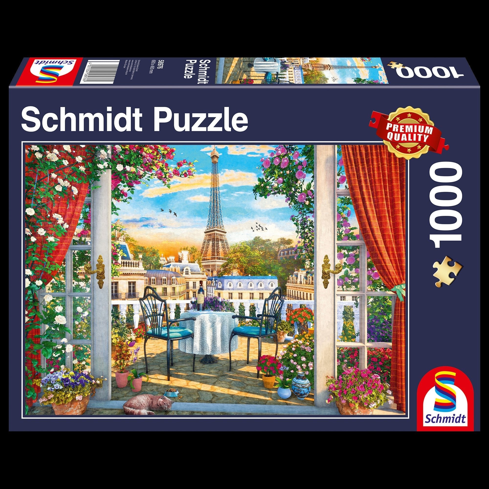 Terrace In Paris 1000 Piece Jigsaw Puzzle by Schmidt Puzzle