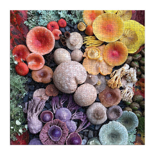 Shrooms in Bloom 500 Piece Jigsaw Puzzle by Galison - 3