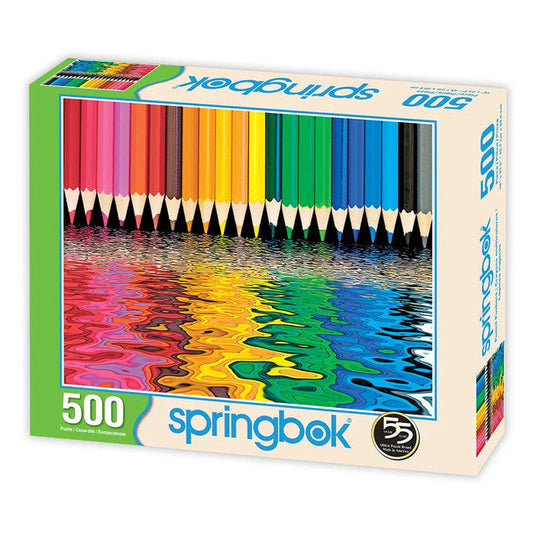 Pencil Pushers 500 Piece Jigsaw Puzzle by Springbok - 2