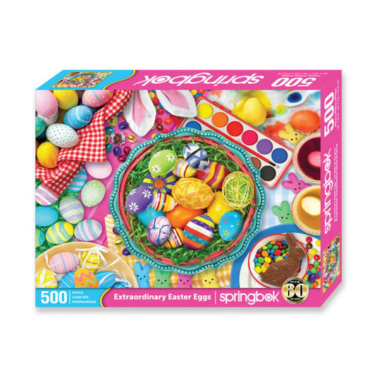 Extraordinary Easter Eggs 500 Piece Jigsaw Puzzle by Springbok - 2