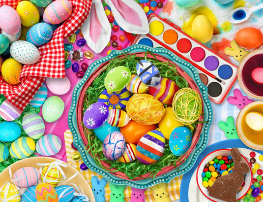 Extraordinary Easter Eggs 500 Piece Jigsaw Puzzle by Springbok - 1