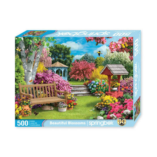 Beautiful Blossoms 500 Piece Jigsaw Puzzle by Springbok - 1