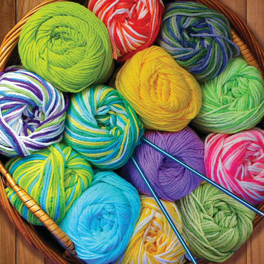 Colorful Yarn 500 Piece Jigsaw Puzzle by Springbok - 1