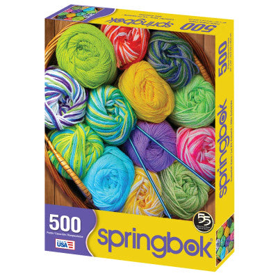 Colorful Yarn 500 Piece Jigsaw Puzzle by Springbok - 2