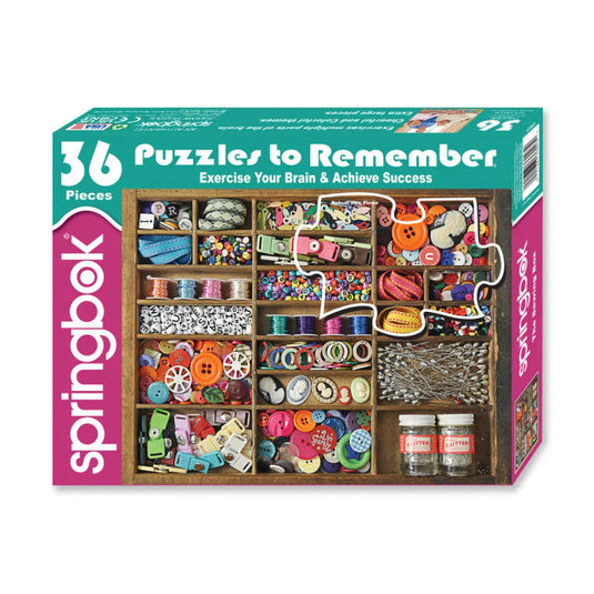 The Sewing Box 36 Piece Jigsaw Puzzle by Springbok - 2