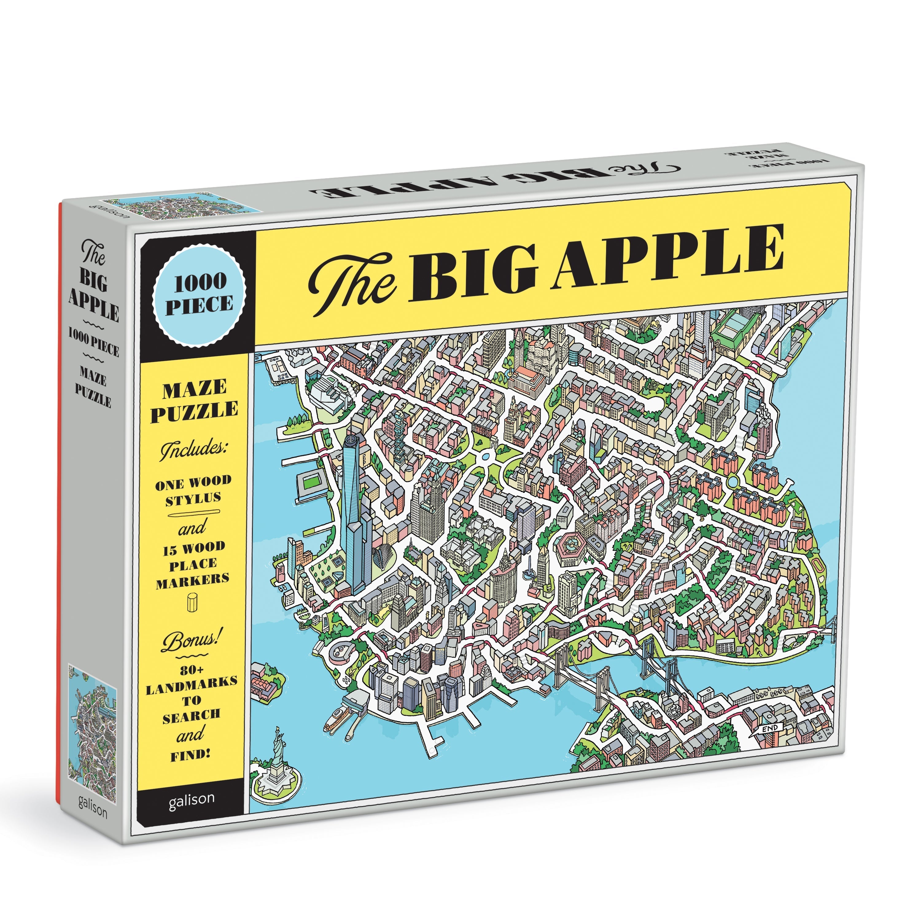 The Big Apple 1000 Piece Jigsaw Puzzle by Galison