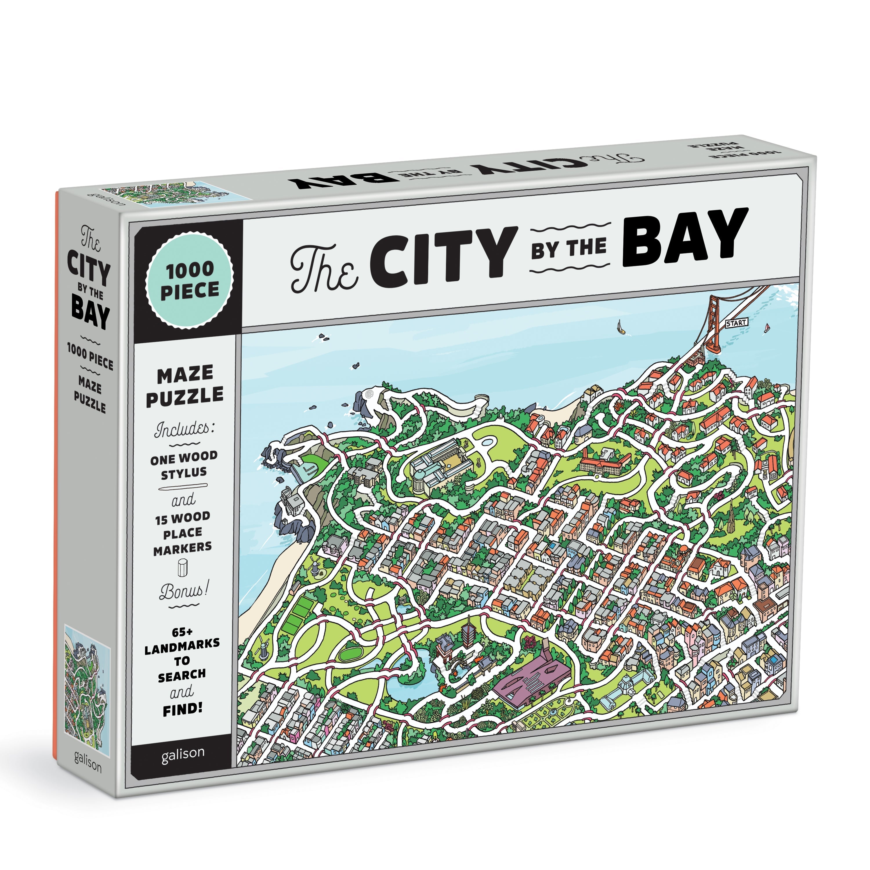 The City By the Bay 1000 Piece Jigsaw Puzzle by Galison