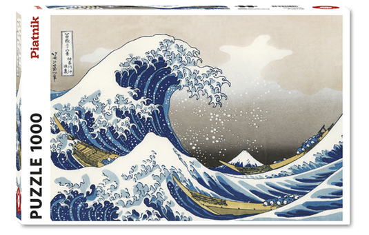 Hokusai The Wave 1000 Piece Jigsaw Puzzle by Piatnik