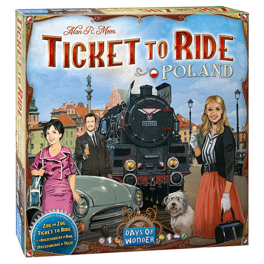 Ticket To Ride: Map #6 1/2 Poland Board Game Expansion by Days Of Wonder