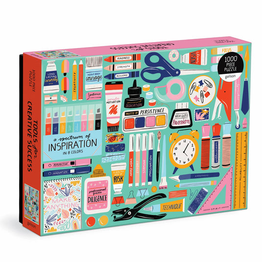 Tools for Creative Success 1000 Piece Jigsaw Puzzle by Galison - 1