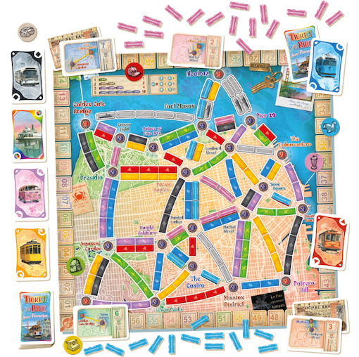 Ticket To Ride Cities: San Francisco Board Game by Days Of Wonder