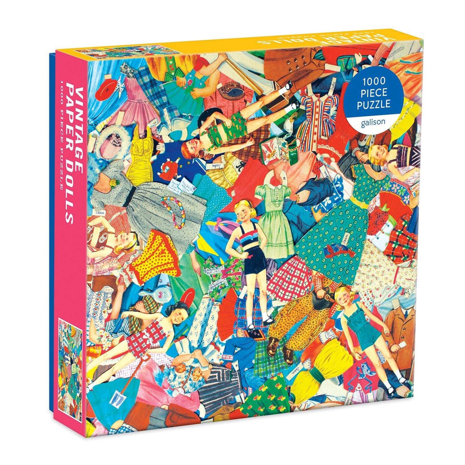 Vintage Paper Dolls 1000 Piece Jigsaw Puzzle by Galison