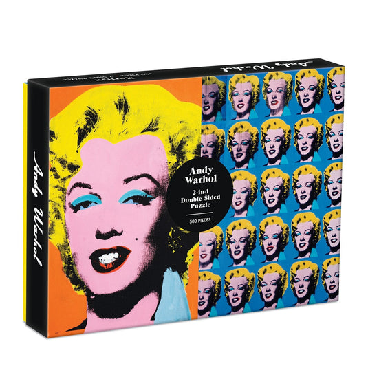 Marilyn Double-Sided 500 Piece Jigsaw Puzzle by Galison - 1