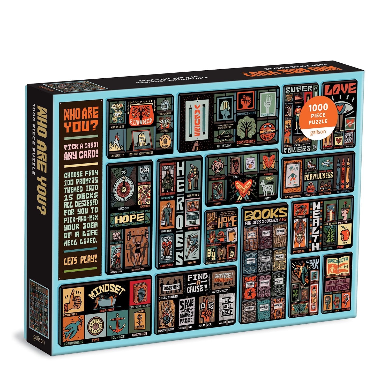 Who Are You? 1000 Piece Jigsaw Puzzle by Galison
