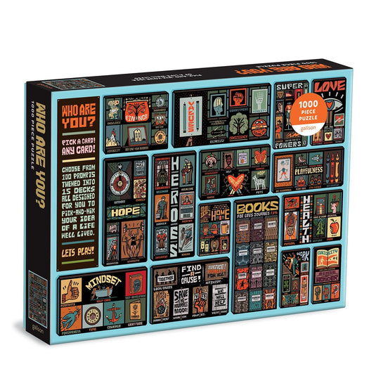 Who Are You? 1000 Piece Jigsaw Puzzle by Galison - 1