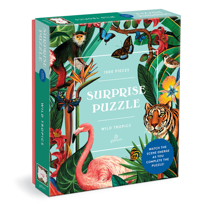 Wild Tropics 1000 Piece Jigsaw Puzzle by Galison