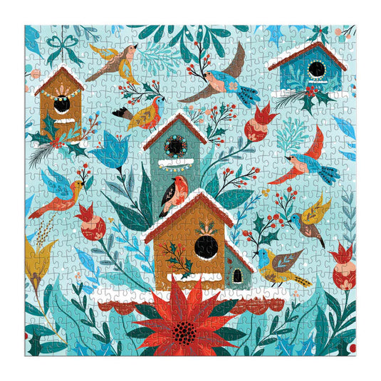 Winter Perch 500 Piece Jigsaw Puzzle by Galison