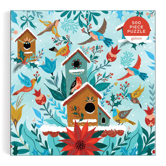 Winter Perch 500 Piece Jigsaw Puzzle by Galison