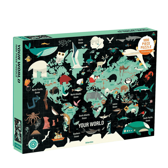 Your World 1000 Piece Family Puzzle by Galison - 1