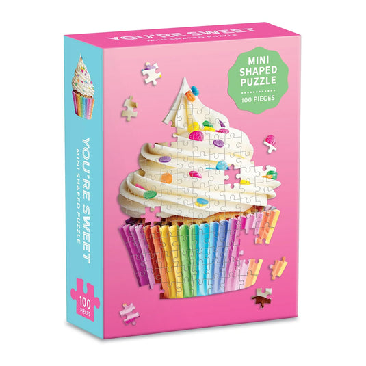 You're Sweet Cupcake 100 Piece Mini Jigsaw Puzzle by Galison