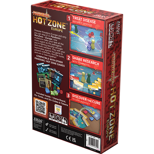 Pandemic Hot Zone - Europe Board Game by Z-Man Games