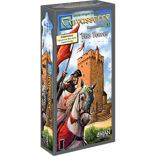 Carcassonne: Expansion #4 The Tower Board Game Expansion by Z-Man Games