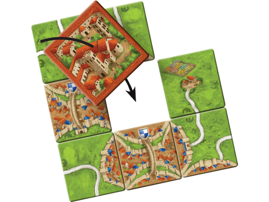 Carcassonne: Expansion #5 Abbey & Mayor Board Game Expansion by Z-Man Games