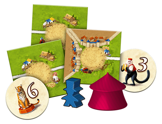 Carcassonne: Expansion #10 Under The Big Top Board Game Expansion by Z-Man Games